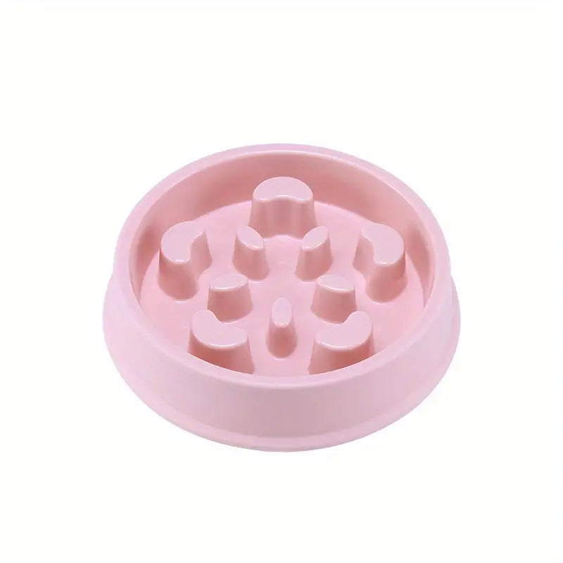 Slow Feeder Anti-Choking Bowl - Non-Slip - Pink