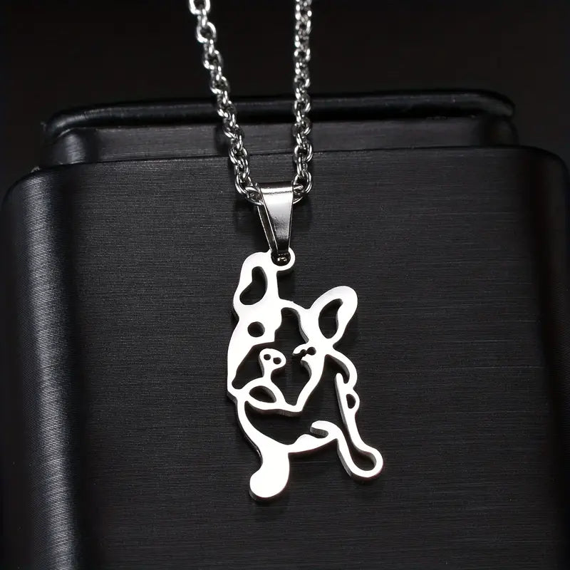 French Bulldog Necklace - Stainless Steel - Limited Stock!